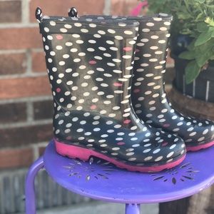 ☠️5/$20☠️TOPELLI | GIRLS POLKA DOT RAIN BOOTS